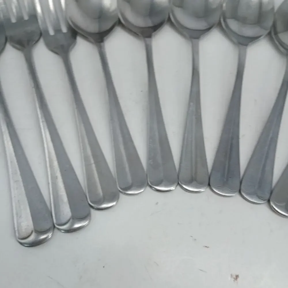 15X Tsp Fks Rogers Korea Wellesley Stainless Flatware Forks Teaspoons